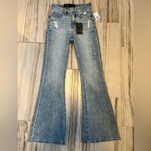 Buckle Black High Rise Fit No. 35 Flare Stretch Jean